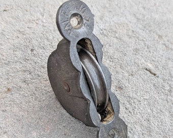 Restored Cleaned Antique Vintage Old Reclaimed Salvaged Victorian Cast Iron Window Sash Pulleys Wheels Hardware