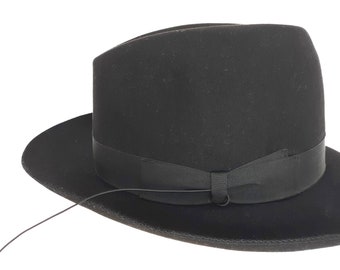 Beautiful Borsalino Fedora Black Hat Grand Prix Paris 1900 Beautiful Borsalino Fedora Black Hat Grand Prix Paris 1900