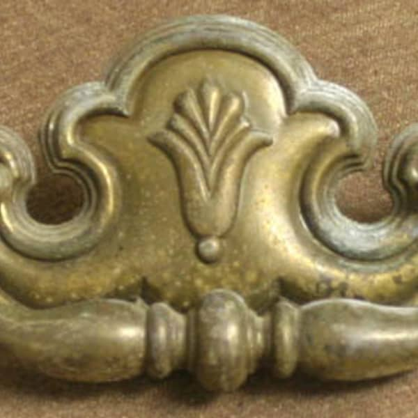 10 available Vintage Old Antique Empire Metal Patina Drawer Cabinet Furniture Door Pull Handle Distressed