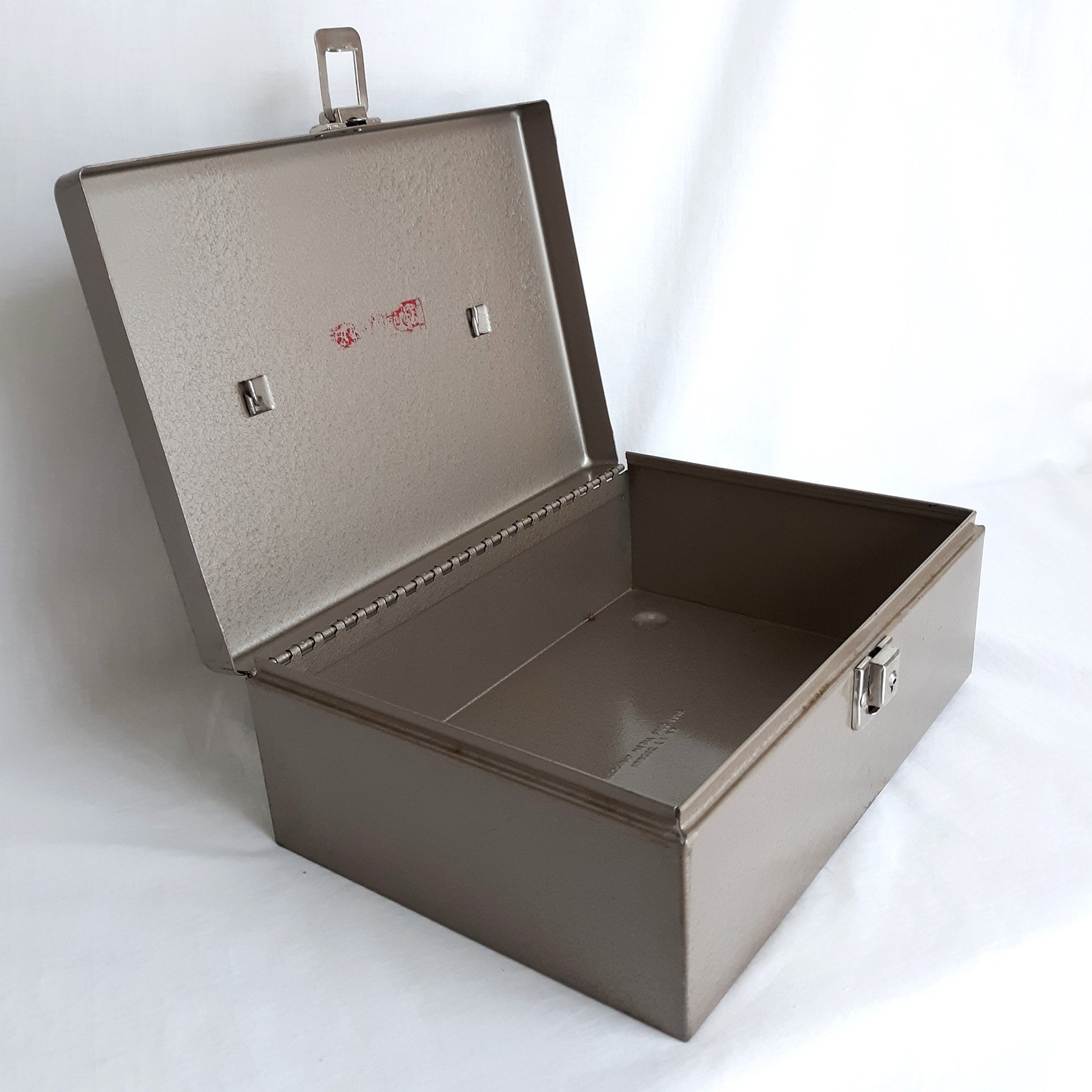 ビンテージ ツールボックス メタルボックス ステンシル NAVY コーストガード ビンテージ KENNEDY 大きなメタルツールボックス 工具箱 | 京都