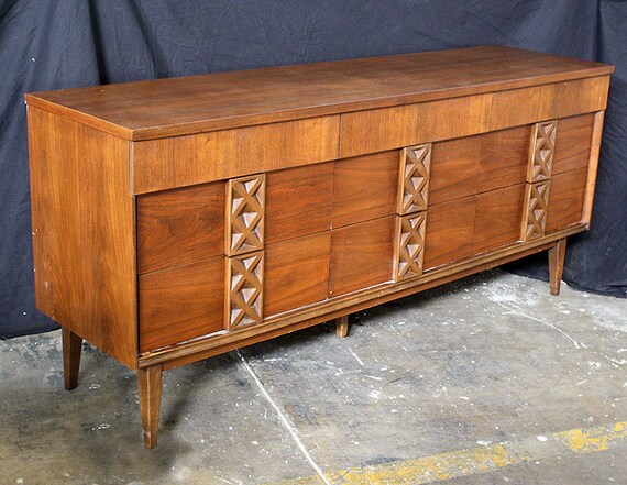 68 Vintage Antique Mid Century Modern Mahogany Wood Etsy