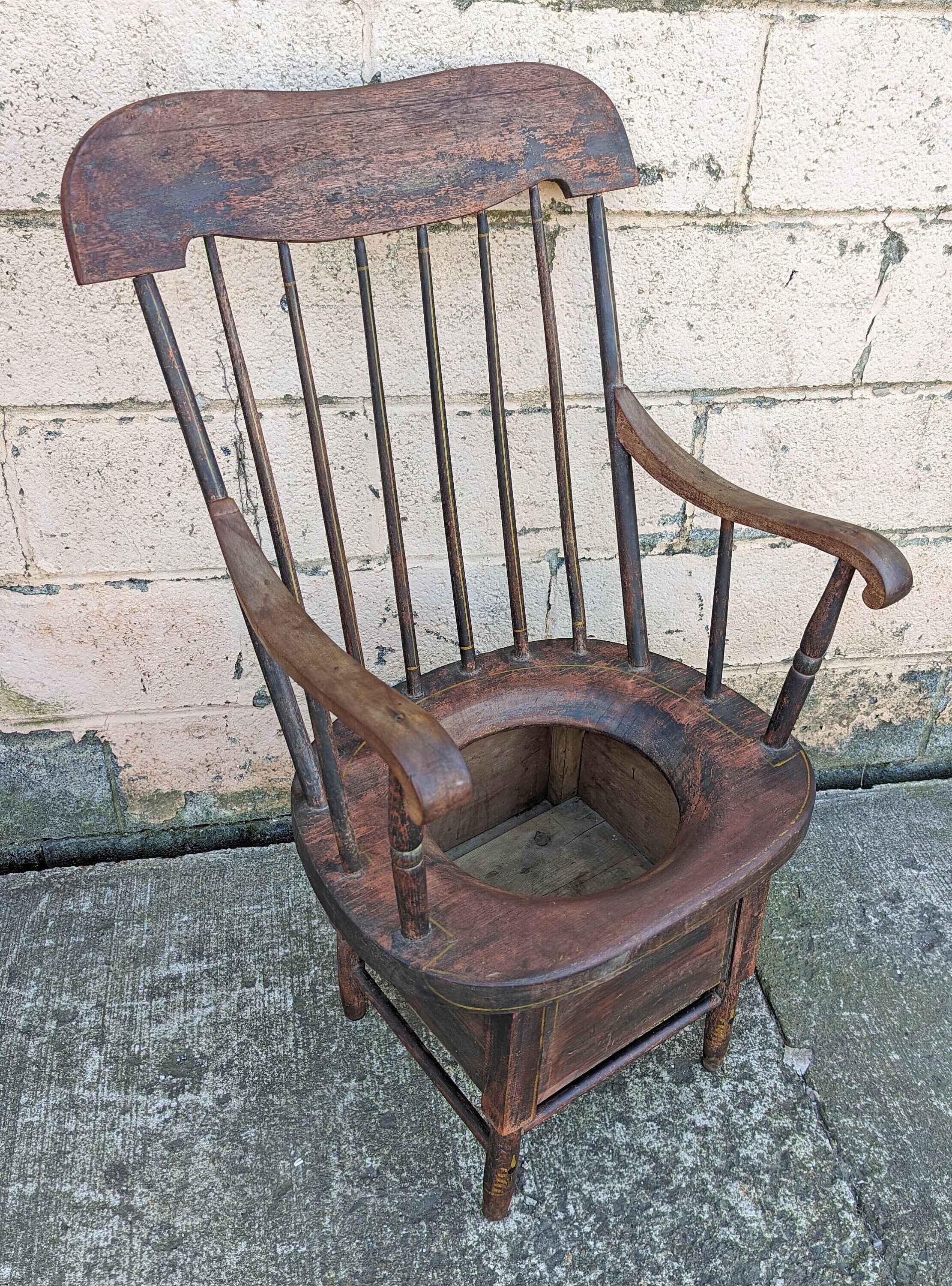 Antique potty chair discount