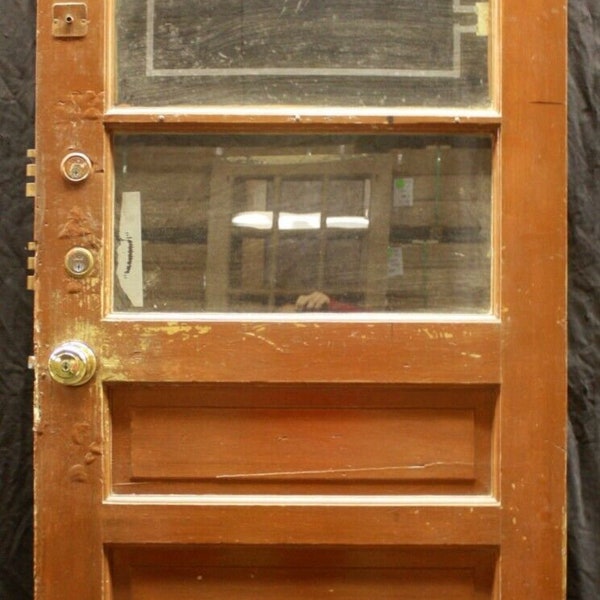 Wooden Exterior Door 32 X 80 Etsy