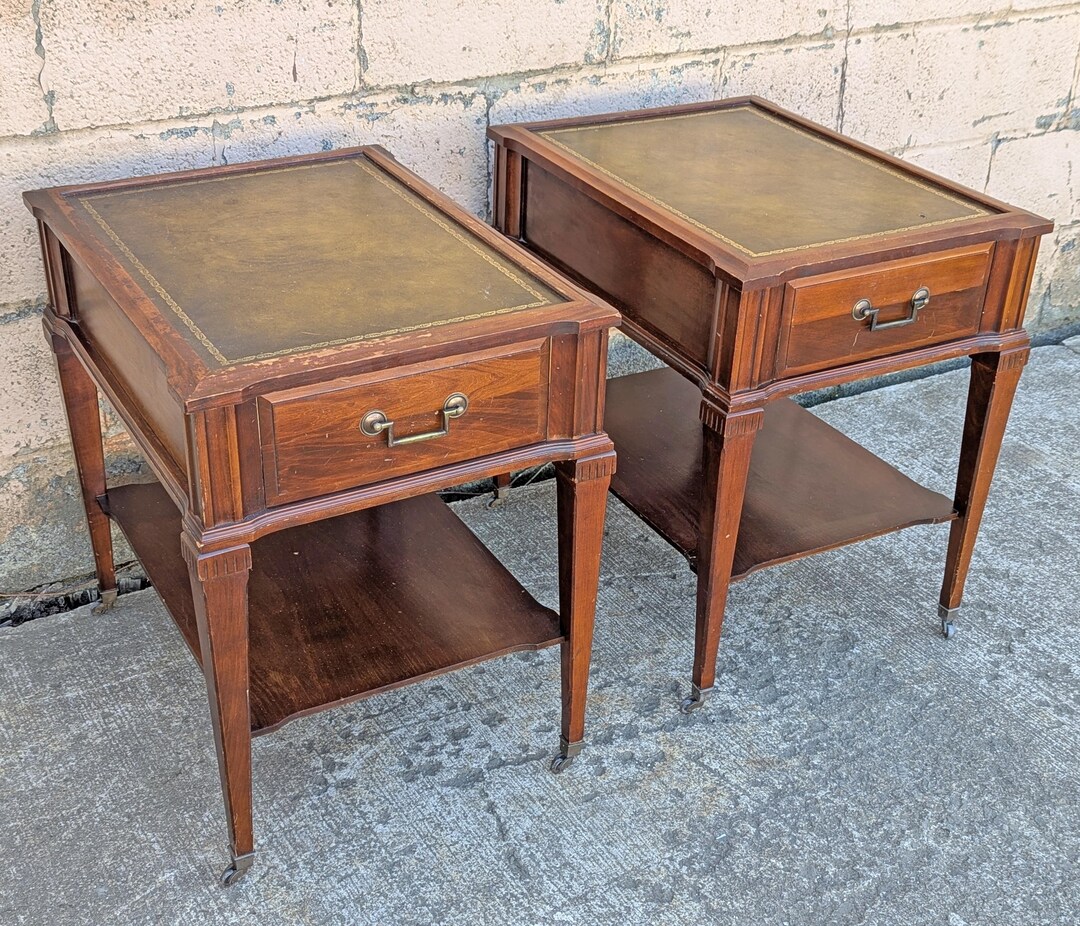 Pair Vintage Antique Old Reclaimed Salvaged SOLID Hard Wood Wooden ...