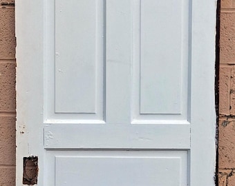 3 Available 30.5"x88"x1.75" Antique Vintage Old Reclaimed Salvaged Pocket Sliding Victorian Interior SOLID Wood Wooden Doors 5 Raised Panels