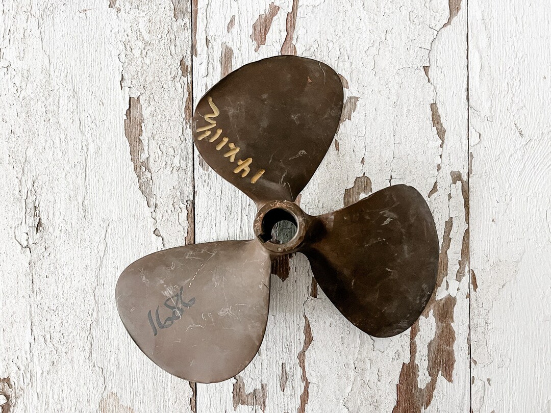 Vintage Boat Prop Brass Boat Propellor Antique Boat Prop Nautical Decor ...