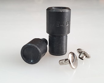 Rivet Setting Dies For Press Machine. 7mm, 9mm and 11mm Rivet Diameter