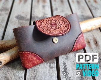 PDF Leather pattern. Phone Case / Belt Bag Pattern