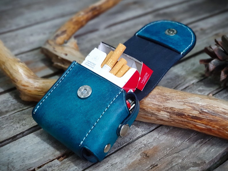 Leather Pattern / Cigarette Case With Small Lighter Slot / PDF Etsy