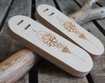 Wooden sides for leather bags, Plywood pieces, DIY bag pieces