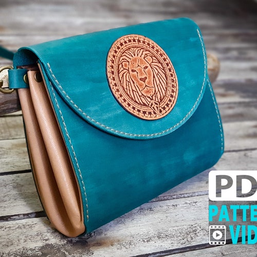 PDF Pattern for Leather Belt Bag / Leather Waist Pouch / Plus Etsy