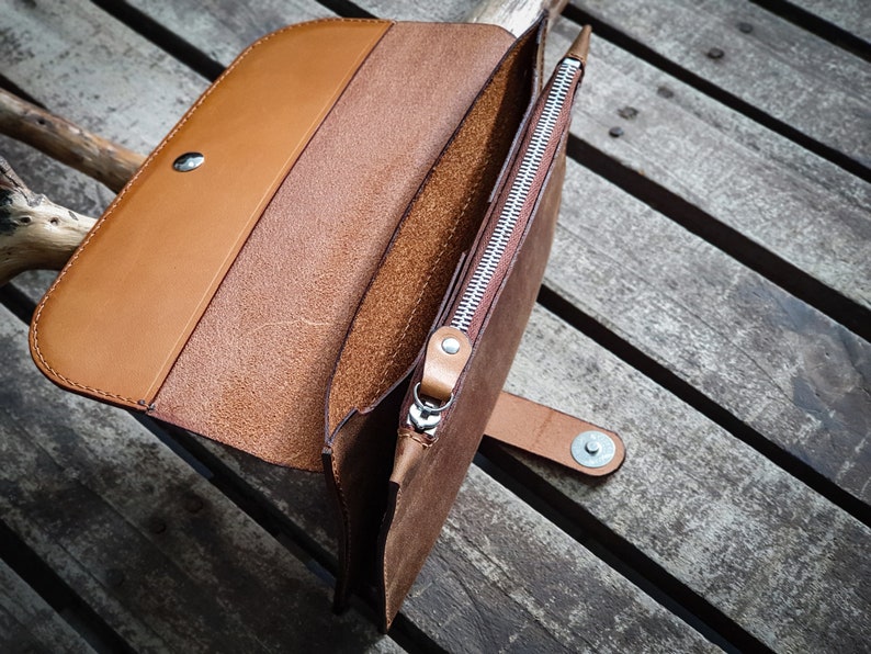 PDF Pattern for Double Leather Clutch - Etsy