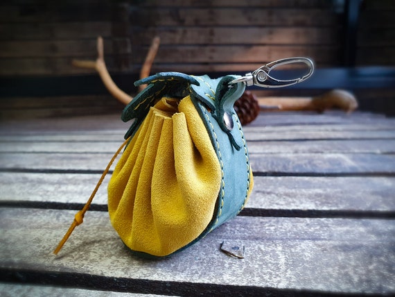 PDF Pattern. Oak Leaf Leather Coin Pouch - Etsy