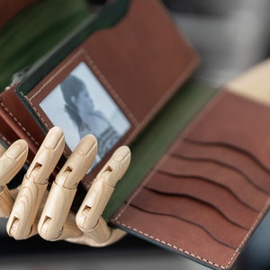 Long Wallet Woman Purse Leather Pattern / PDF Leather Pattern image 4