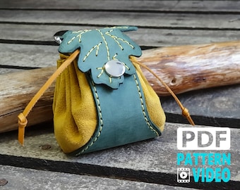 Leather coin online purse pattern