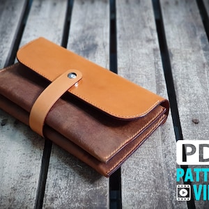 Patrón PDF para Clutch Doble de Piel