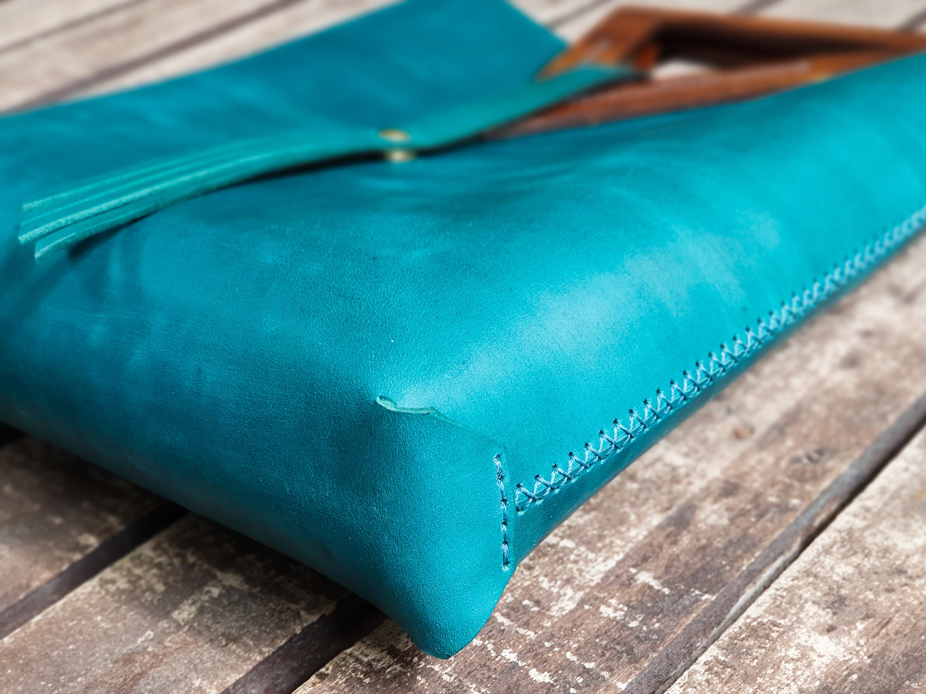 Laser SVG and PDF Leather Pattern | Tote Bag With Wooden Handles ...