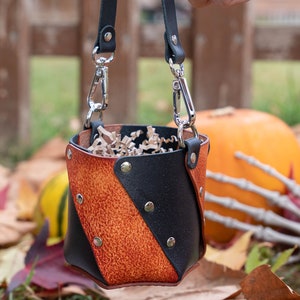 HEXY Mini Halloween Basket Hexagonal Mini Leather Bag image 2