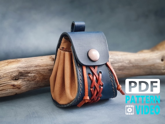 Leather pouch bag pattern sale