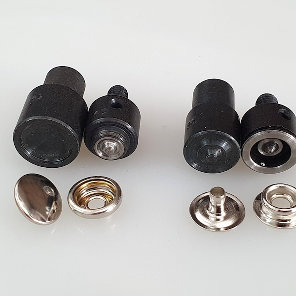 Matrice de réglage de bouton-pression à ressort annulaire pour presse. 12 mm, 14 mm et 15 mm