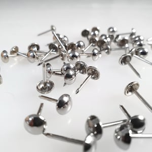 Decorative Metallic Nickel Nails | Tacks | 7mm x 15mm or 2,75&quot; x 5,9&quot;