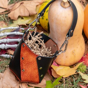 HEXY Mini Halloween Basket Hexagonal Mini Leather Bag image 4