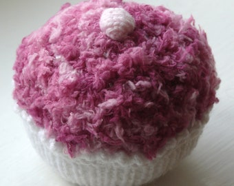 Pattern - Fluffy Cupcake Knitting Pattern - Printed A5