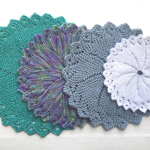 PDF download - Lace Flower Circle Knitting Pattern
