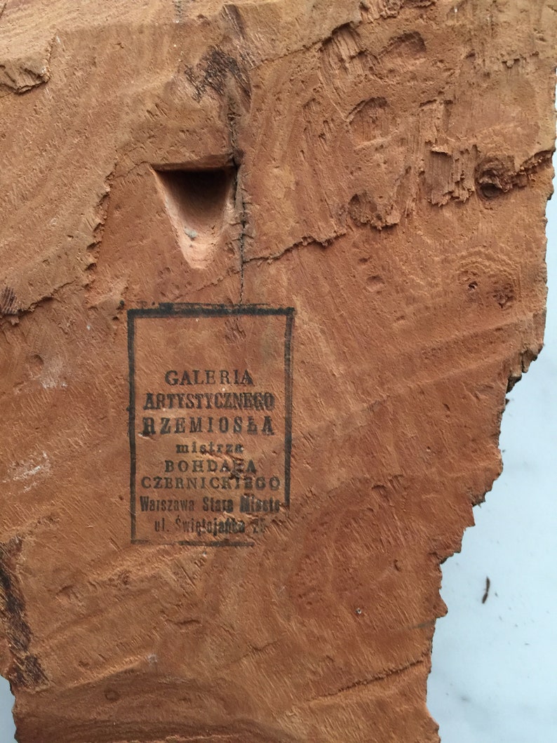 Hand Carved Bark and Cork Faces Wood Spirits by Polish and Etsy