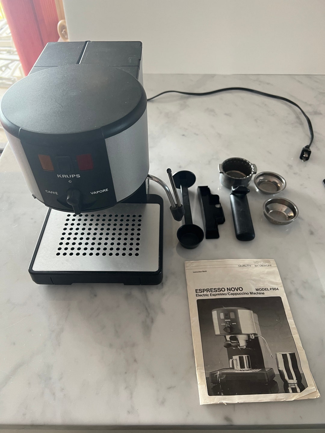 Krups Espresso Novo 964 Electric Espresso Cappuccino Maker Steam