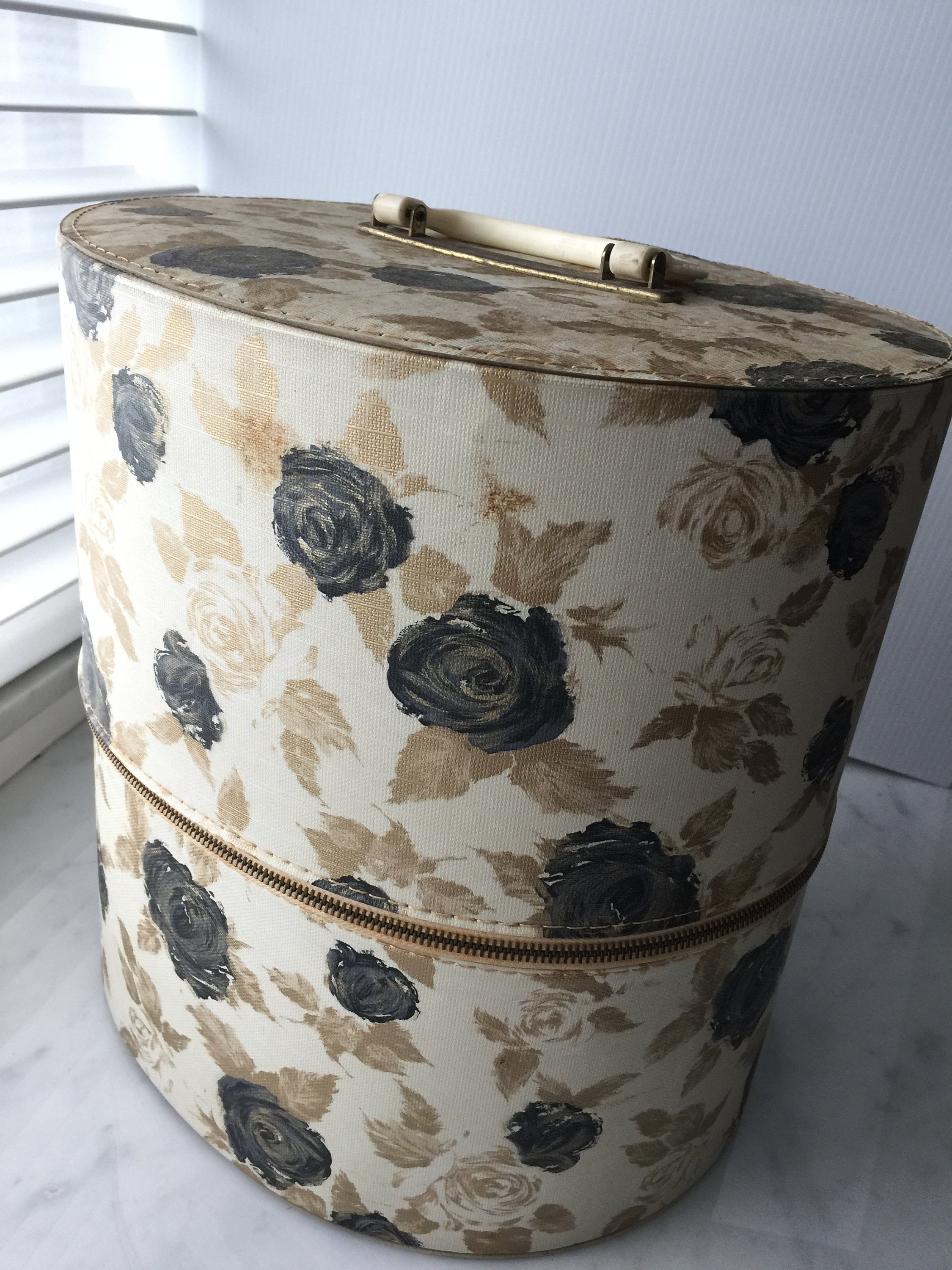 Hat Box By Blondy Luggage Company Montreal 1963 Exposition Etsy