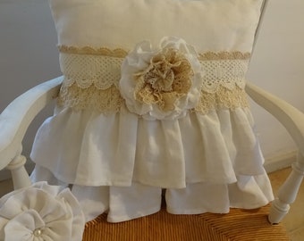 COUSSIN shabby chic , linge et dentelles anciens