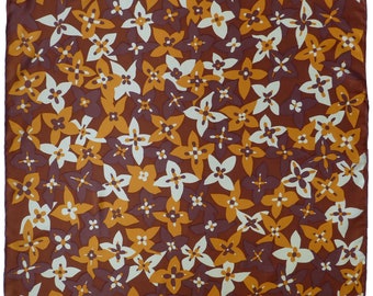 Jaren 1970 Abstract Madelief Vintage sjaal - Originele vintage zijden sjaal