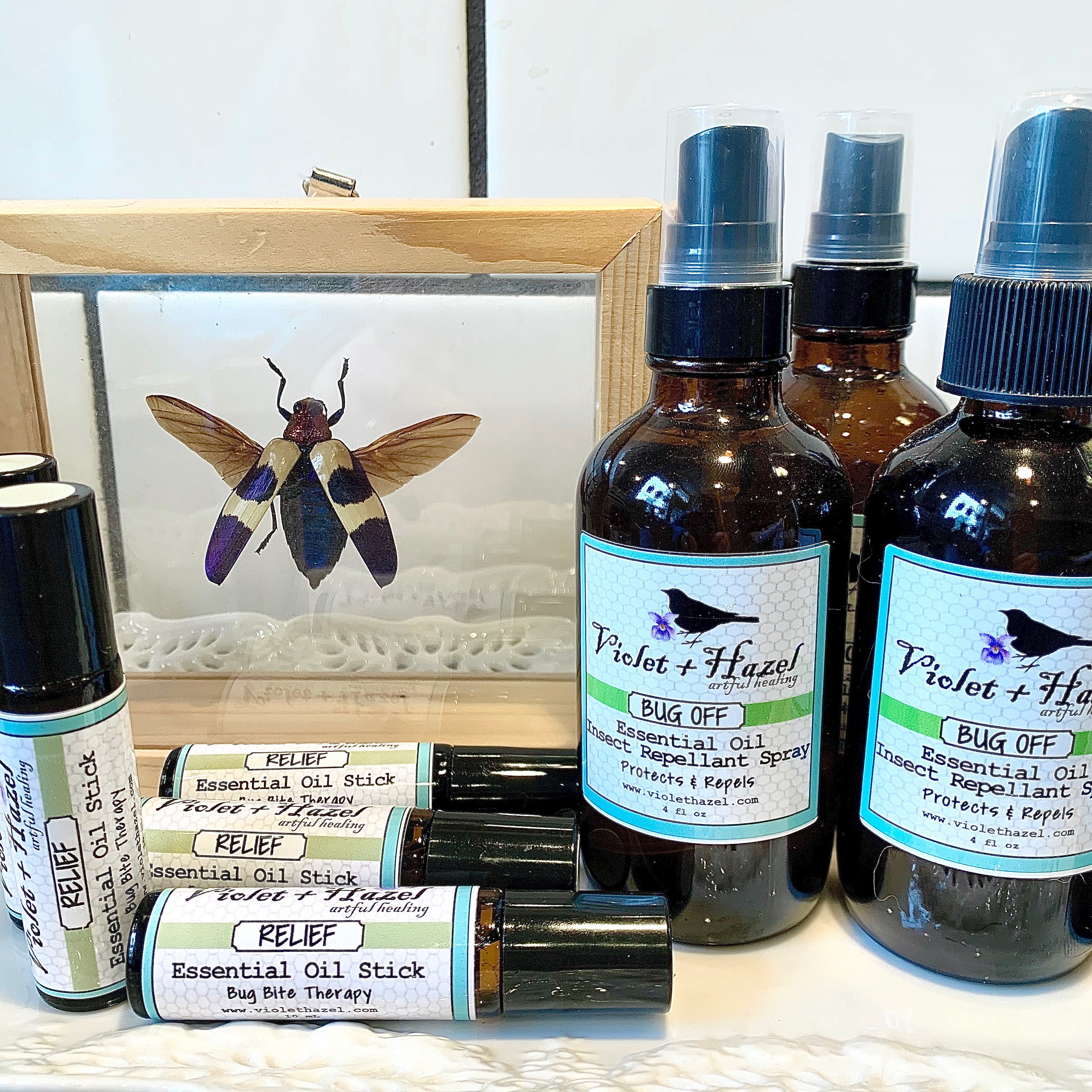 BUG OFF: Essential Oil Insect Repellent Spray (Safe for ...