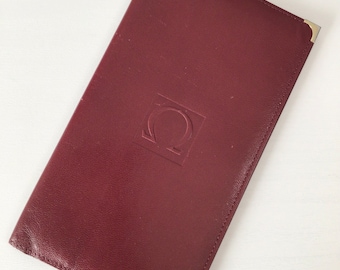 Vintage Omega Card Folder Wallet Unisex