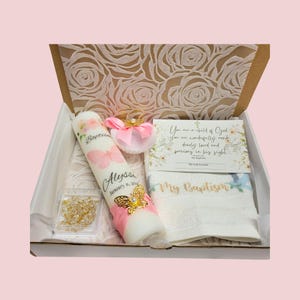 Baptism personalized handmade Baptism candle set,buttlerfly baptism candle,catholic candle,baptism candle set girl,baptism kit with box,