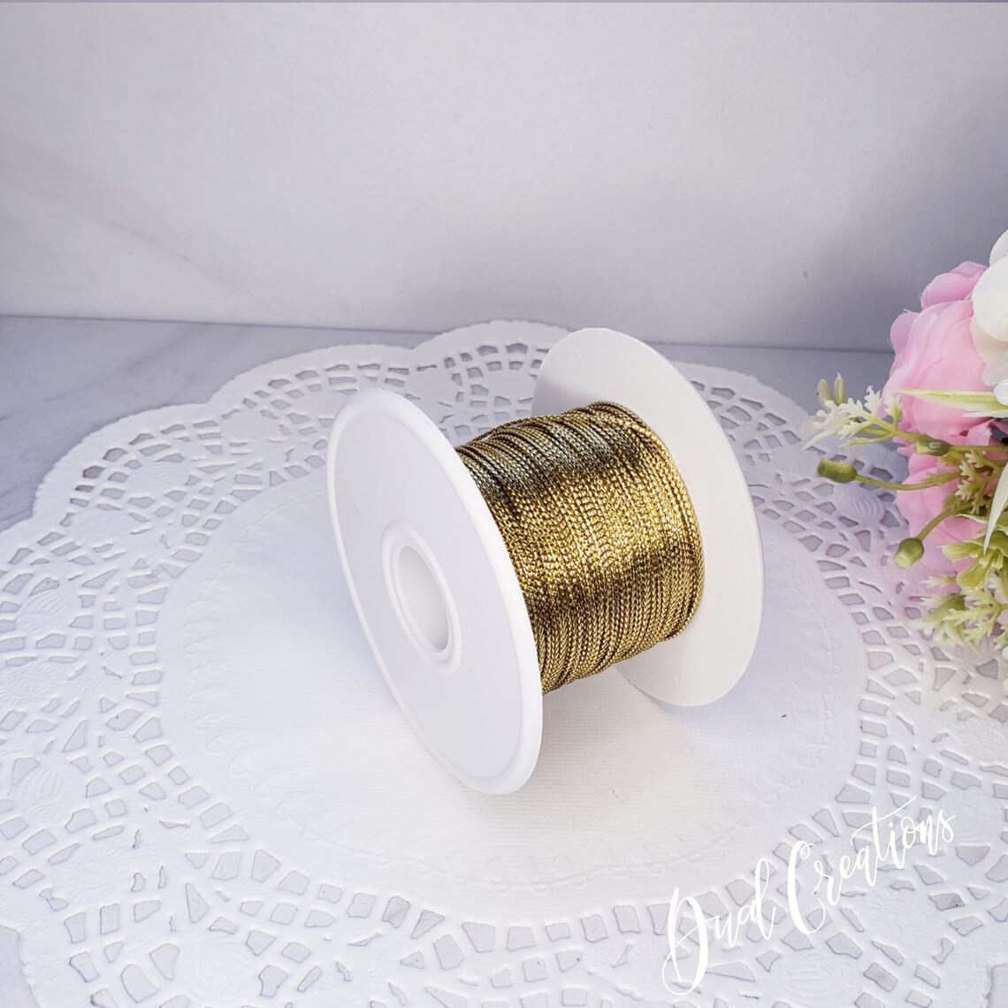 Gold Twine String Twinesilver string by spool 50 yards roll Etsy