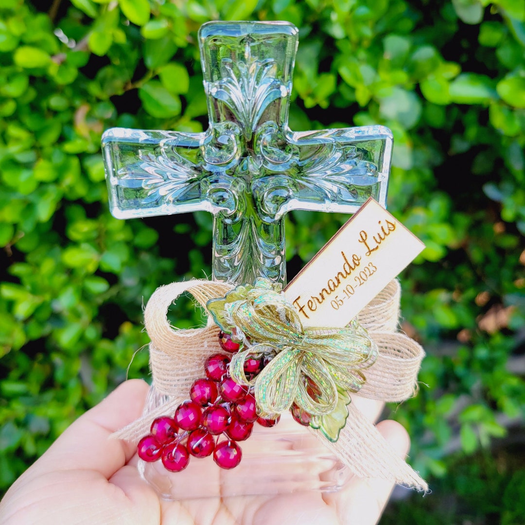 First Communion Party Glass Cross,decorated Party
