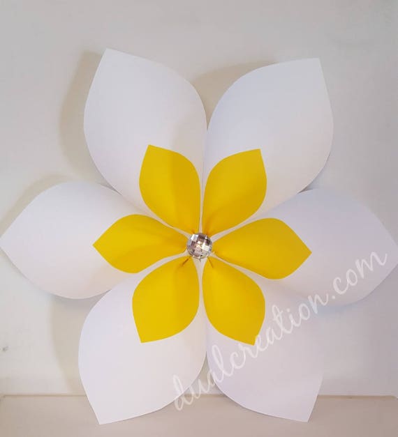 daisy flower template png jpg and pdf paper etsy