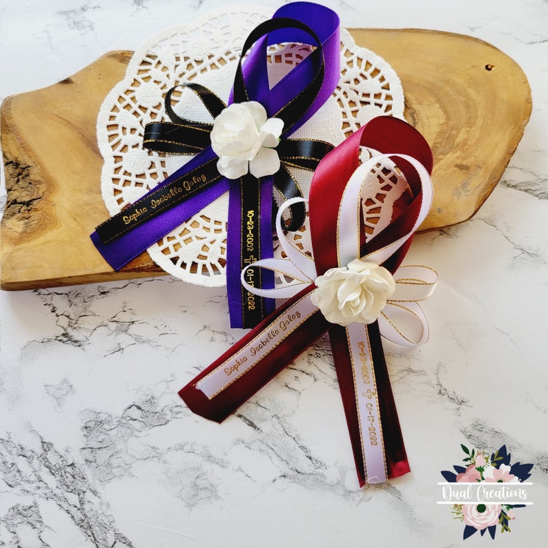 Memorial Ribbon Pins/capias/customized Ribbon/funeral Pins Etsy