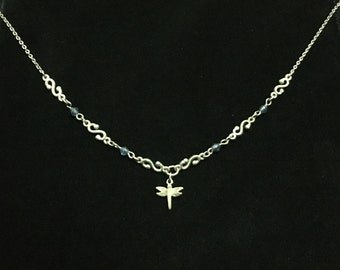 Vintage Dragonfly Necklace (JT5)