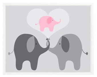 pink and gray bedroom pinterest elephant nursery wall art print mom baby dad family love heart pink gray decor children kid room home romina spinnickie on etsy pink and gray bedroom pinterest elephant nursery wall art print mom baby dad family love heart pink gray decor children kid room home romina spinnickie on etsy