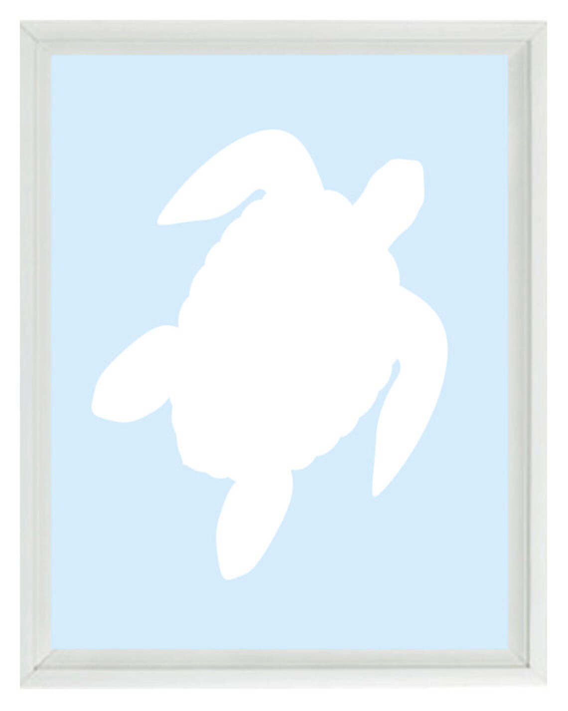 Beach Nautical Nursery Art Print Set Blue Aqua Sea Etsy