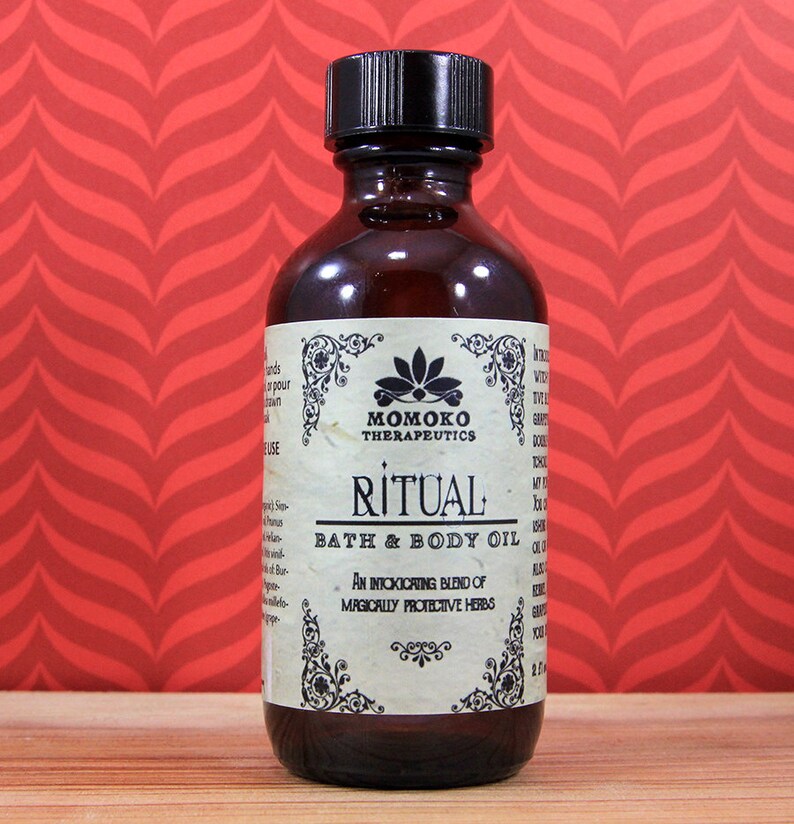 Ritual Bath Body Massage Oilvegan All Natural and Organic Etsy