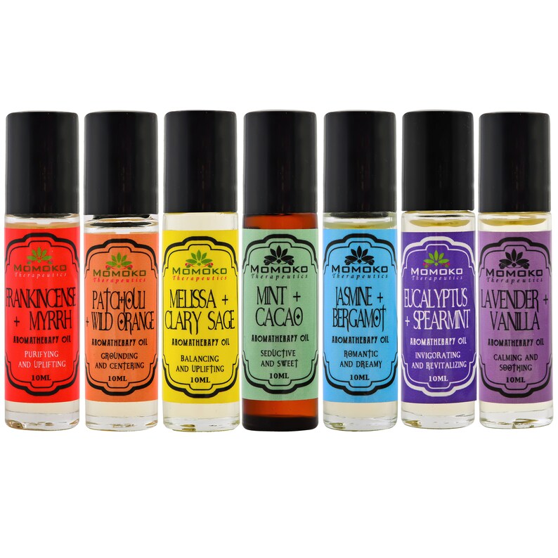 Jasmine Bergamot Aromatherapy Oil Chakra Essential Oil Etsy