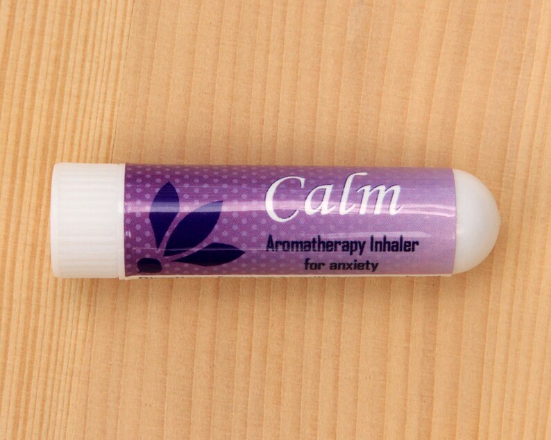 Calm Organic Aromatherapy Inhaler for Anxiety With Calming Etsy