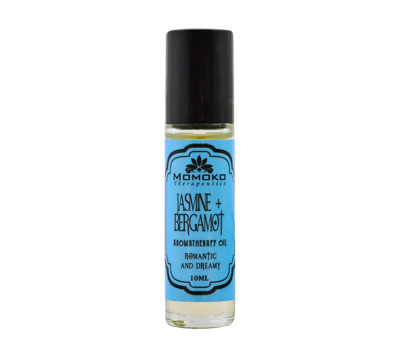 Jasmine Bergamot Aromatherapy Oil Chakra Essential Oil Etsy