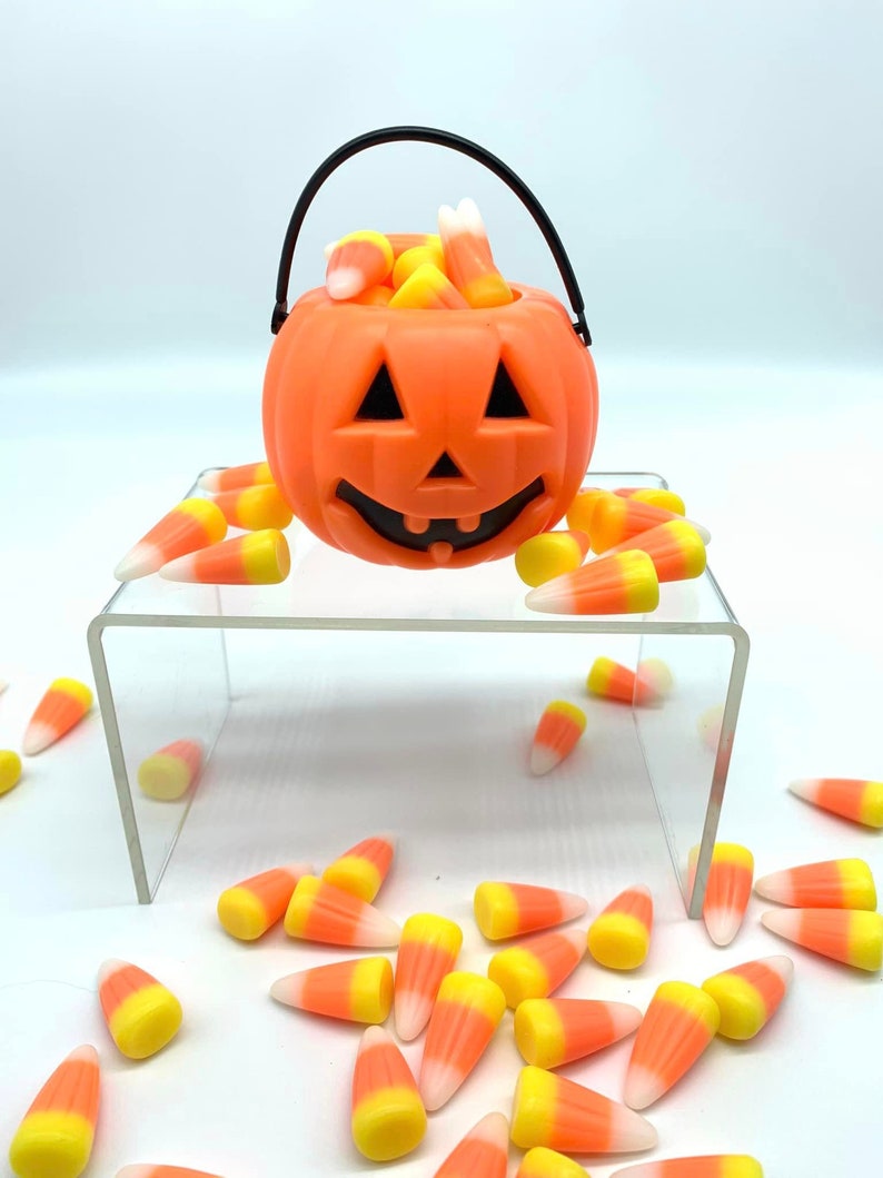 5 - 100 piezas de cabujones de caramelos de maíz falsos / chispas de slime de caramelos de maíz realistas en 3D, dijes para decoración de Halloween al por mayor imagen 4