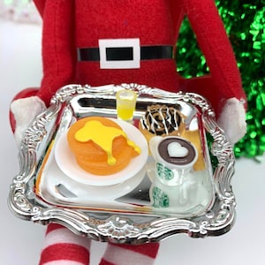 Elf Sized Breakfast Prop: Miniature Food, No Doll