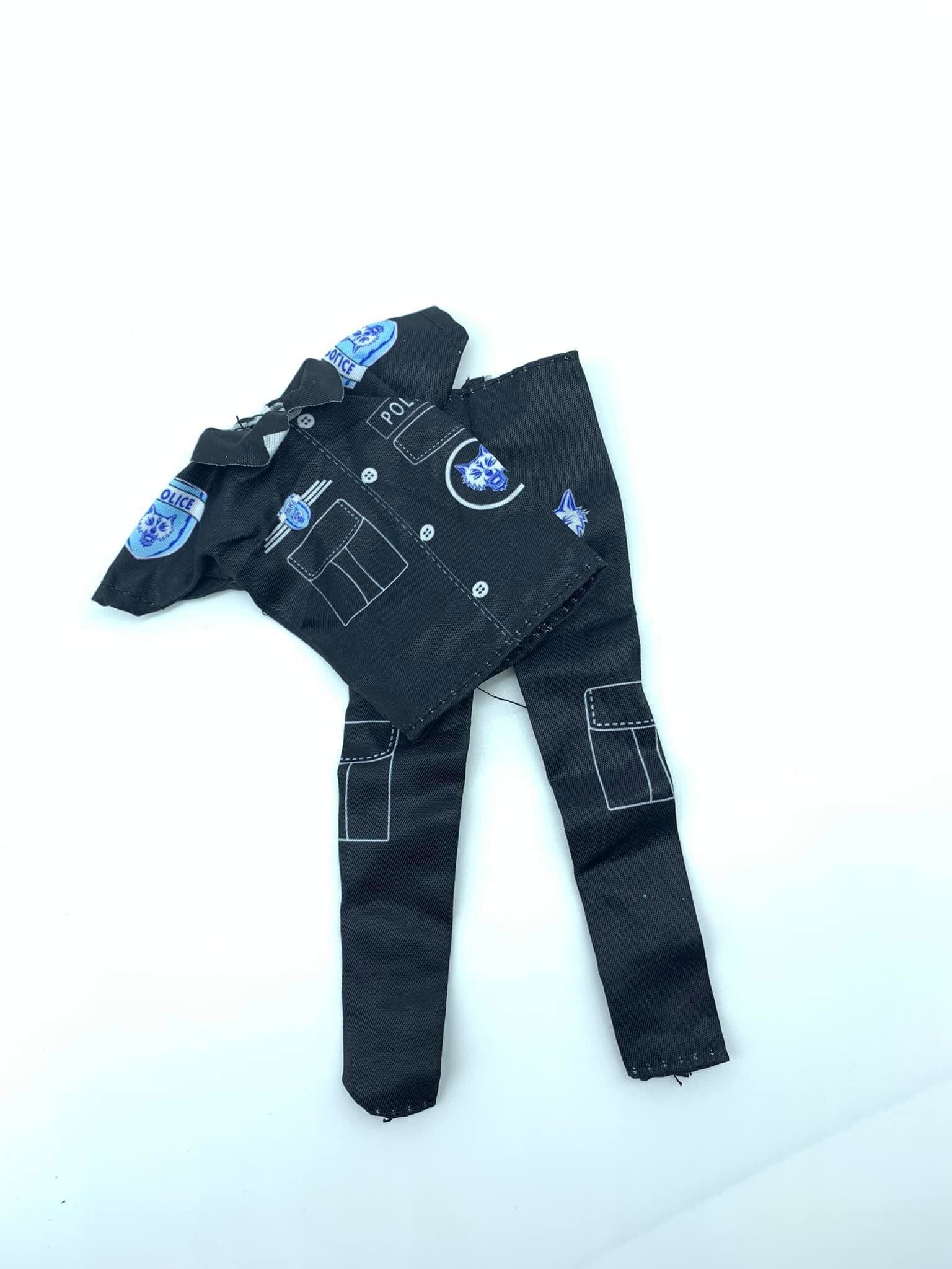 Elf Size Police Uniform Costume Prop